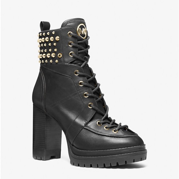 Micheal Kors | Yvonne Studded Leather Boot - Picture 1 of 3